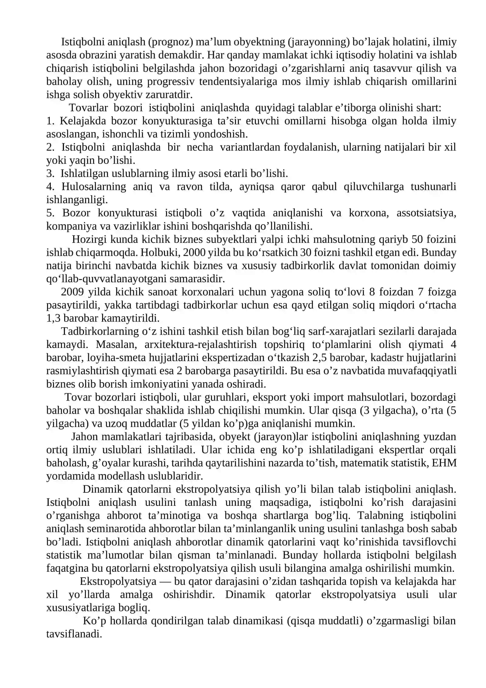 Tadbirkоrlik faоliyati imkоniyatlarini aniqlash va bahоlash 2