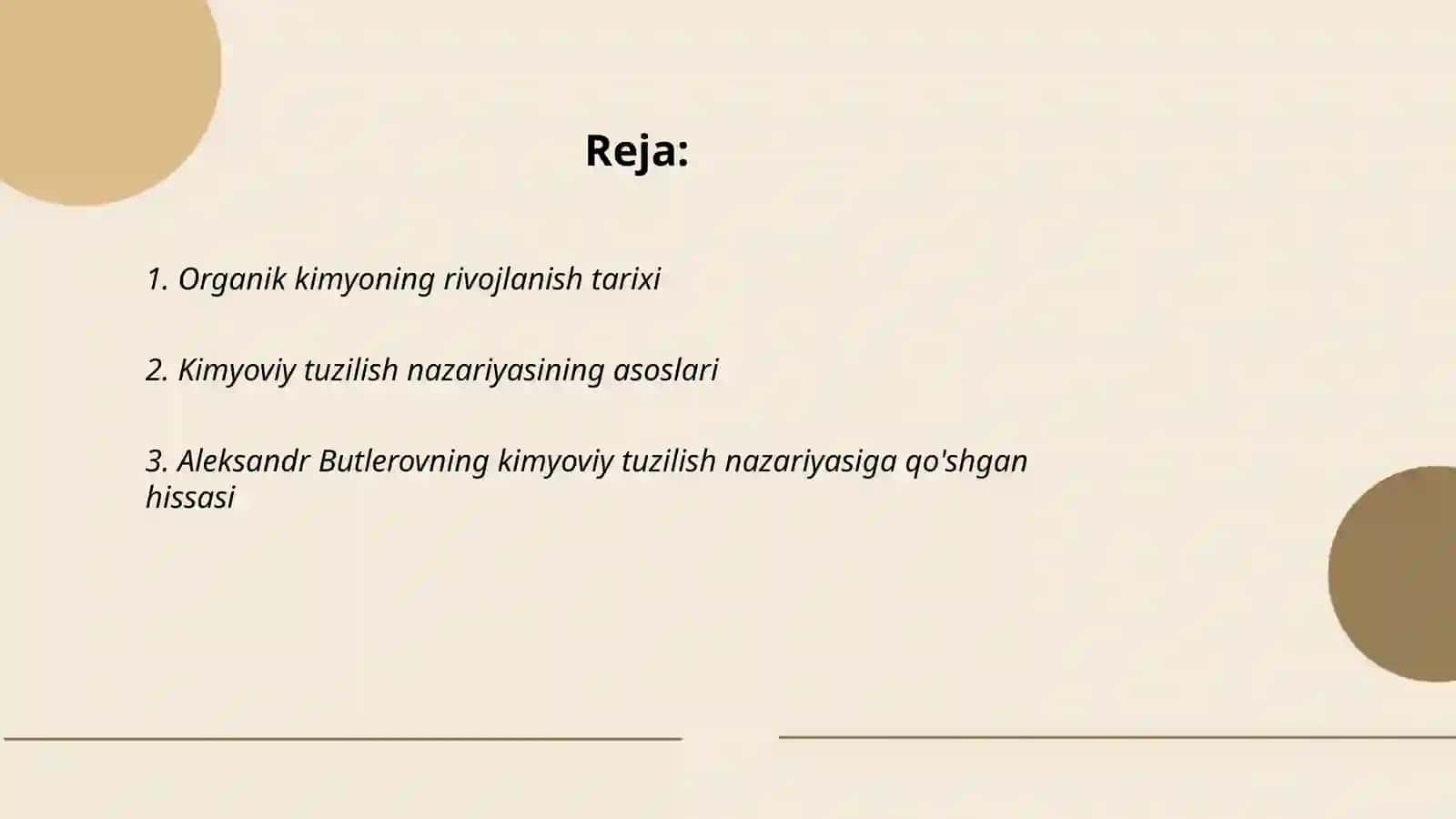 Organik Kimyo Va Tuzilish Nazariyasining Yaratilishi 2