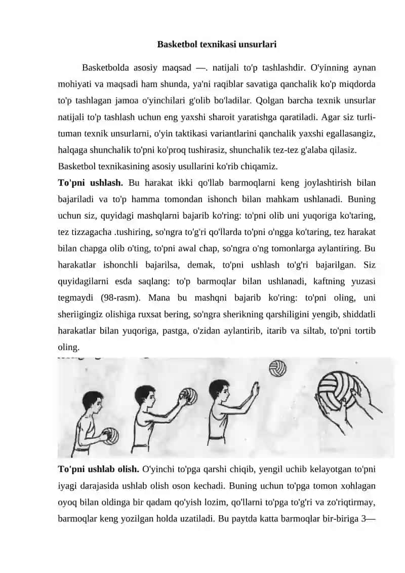 Basketbol tarixi va uning rivojlanishi haqida 2