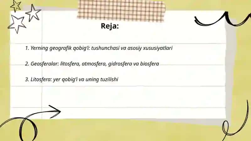 Yerning geografik qobig‘i. Biosfera 2
