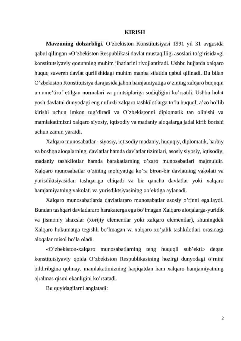 DIPLOMATIK HUQUQ ASOSLARI 2