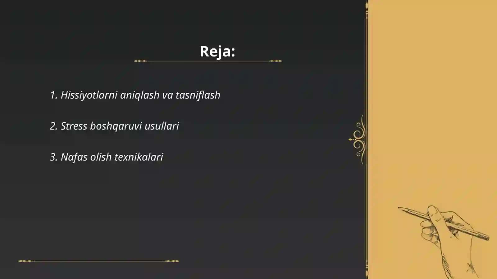 Hissiyotlarni Aniqlash va Tasniflash 2