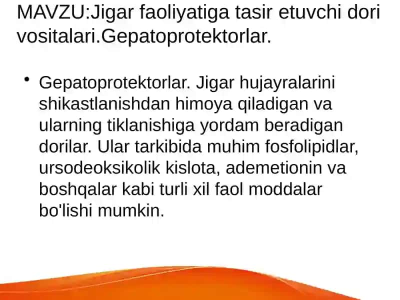 Gepatoprotektorlar 2