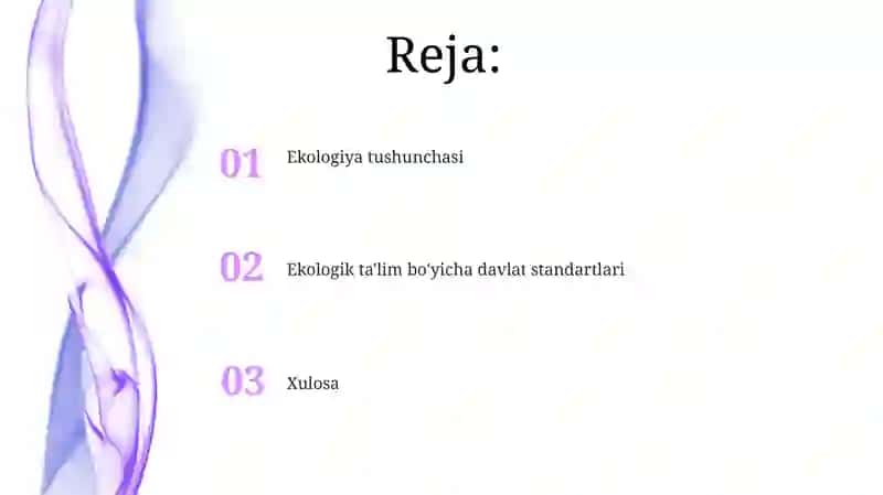 Ekologiya tushunchasi 2