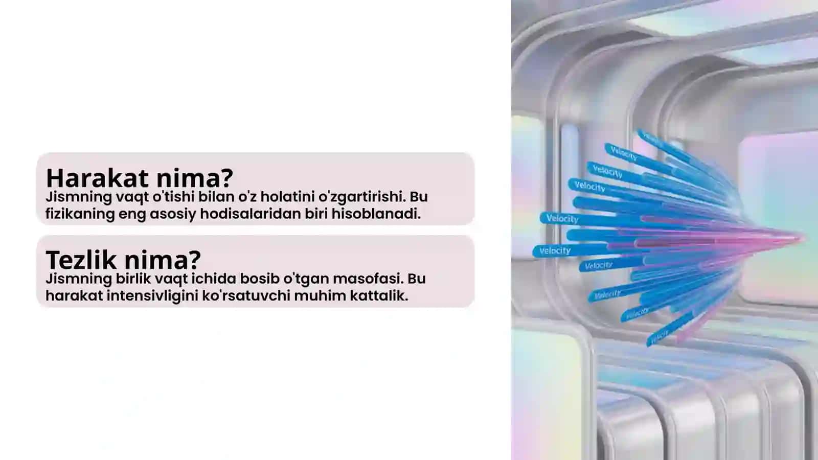 Harakat va Tezlik 2