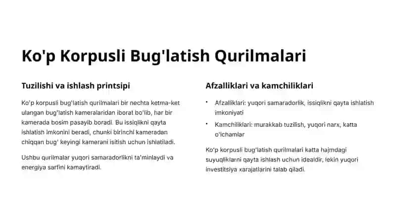 Bug'latish Qurilmalarining Klassifikatsiyasi 2
