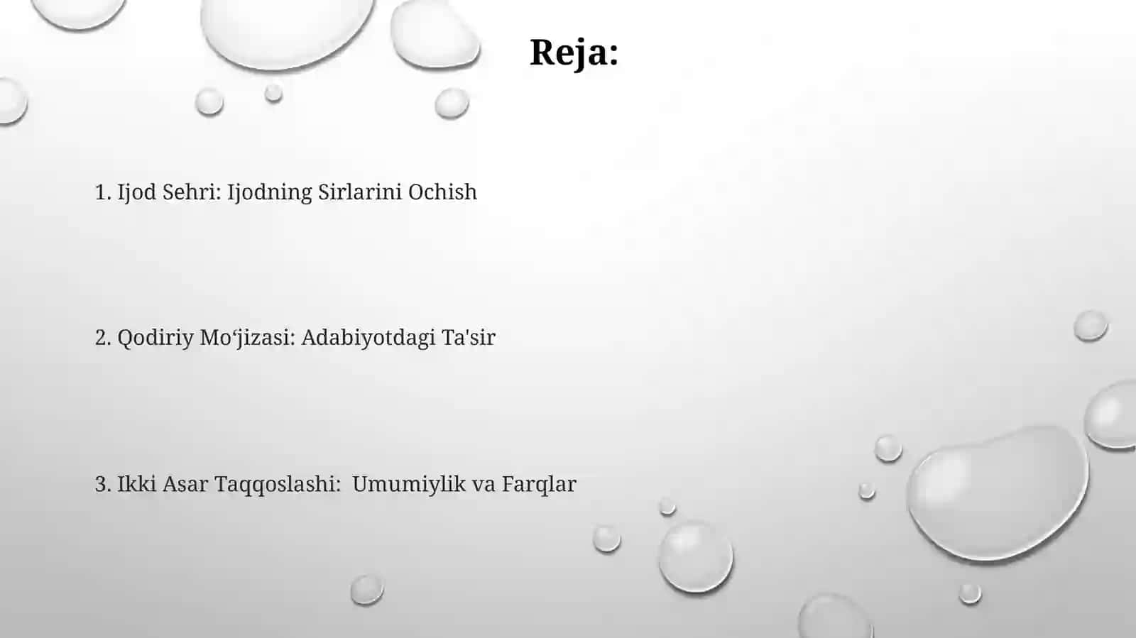 Ijod Sehri, Qodiriy Mo'jizasi 2