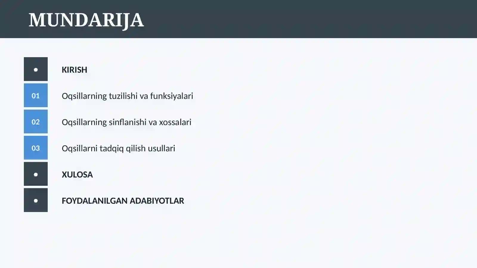 OQSILLAR 2