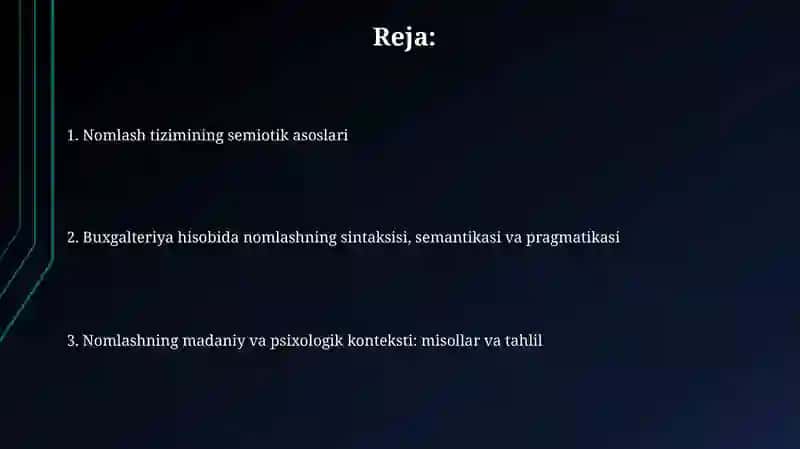 Tilning belgilar sistemasi ekanligi 2