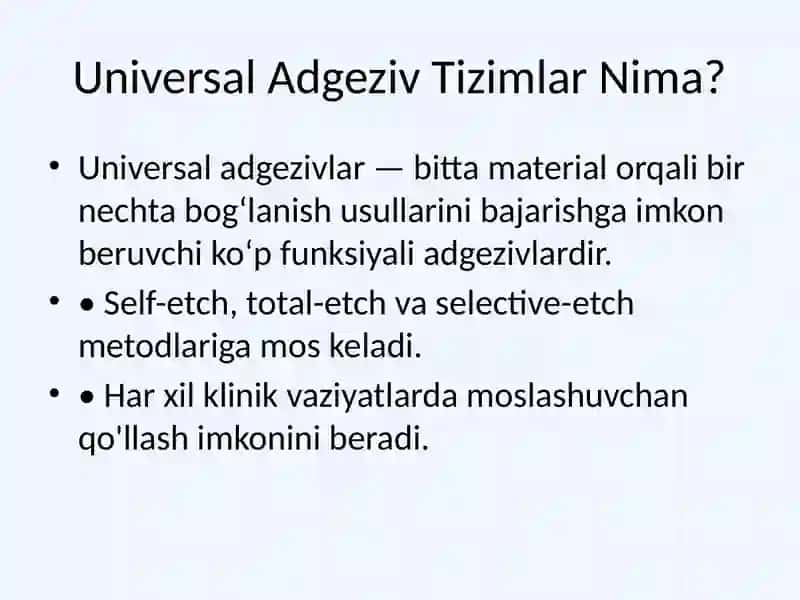 adgeziv tizim 2