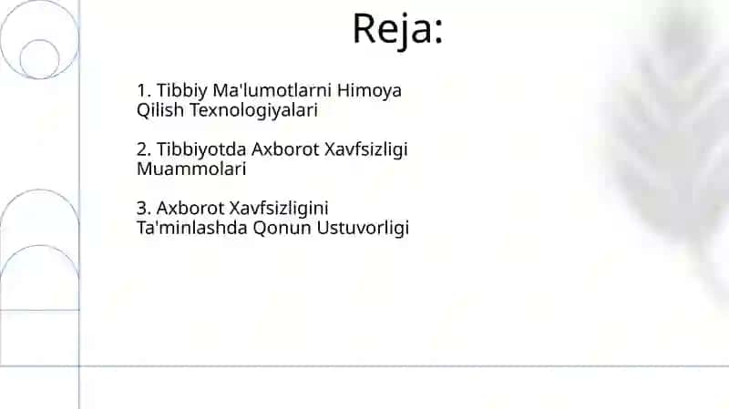 Tibbiyotda axborot xavfsizligi 2