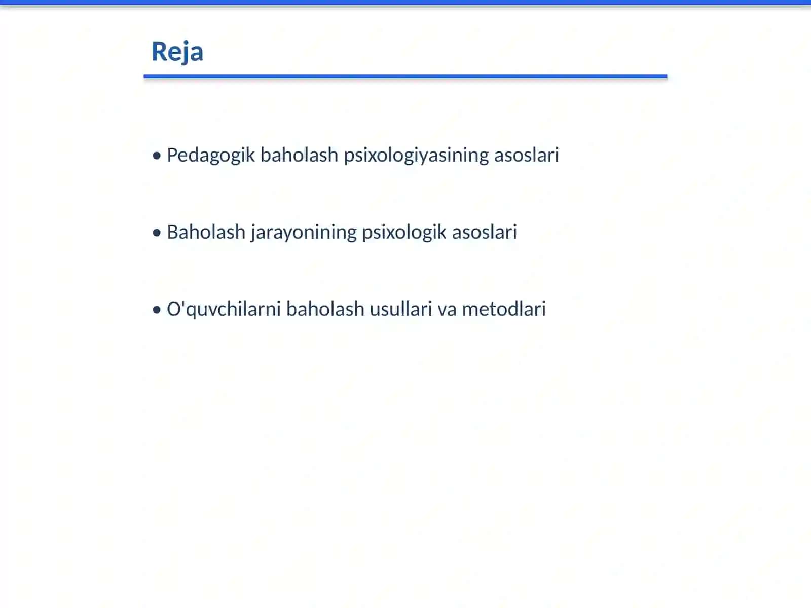 Pedagogik baholash psixologiyasi 2