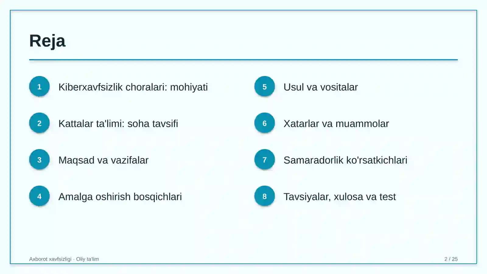 Kattalar ta'limida kiberxavfsizlik choralari 2
