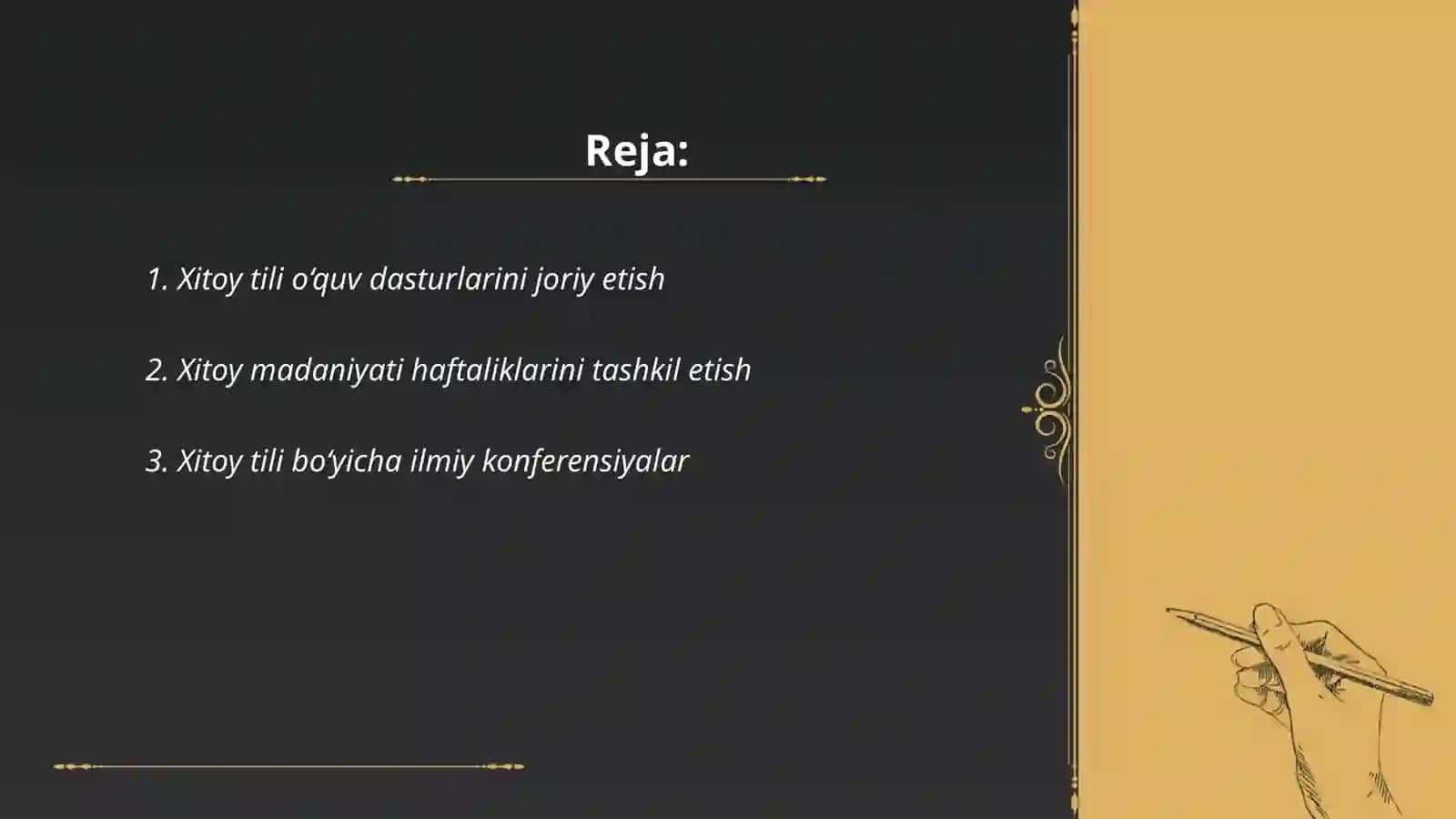 Xitoy tili madaniyatini oshirish bo’yicha qilingan ishlar 2