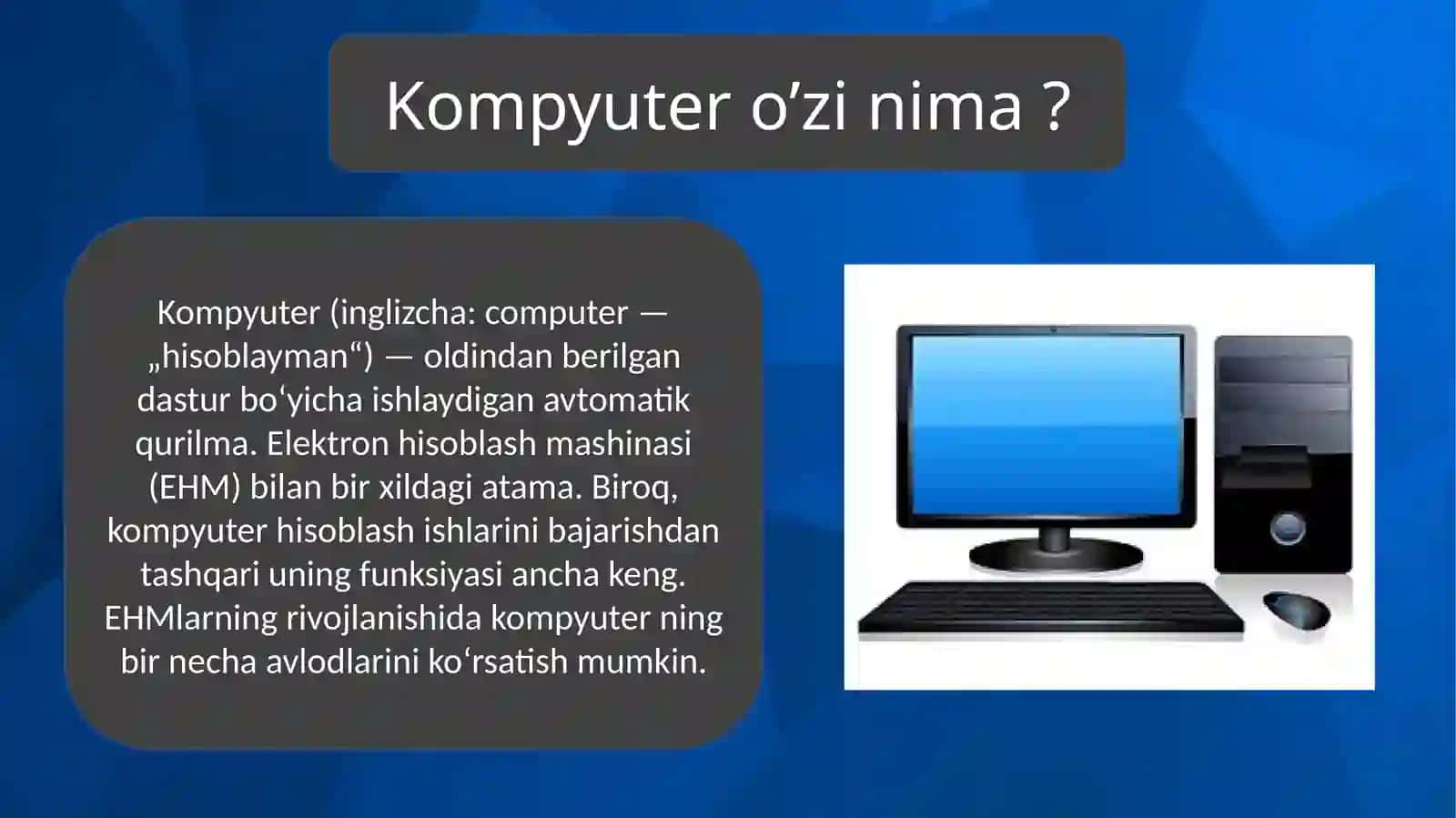 Kompyutergrafikasi rivojlanish tarixi 2