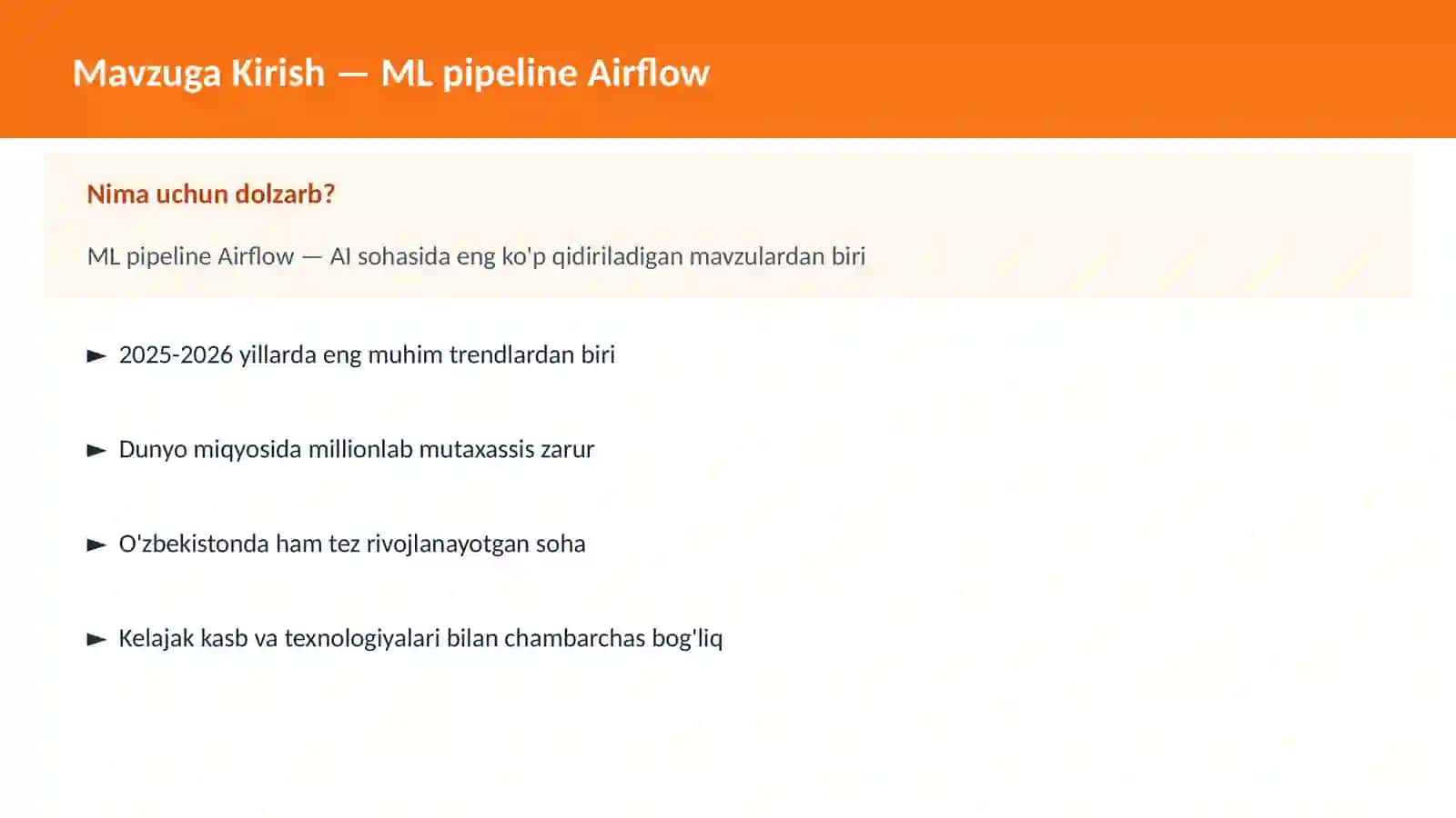 ML pipeline Airflow 2