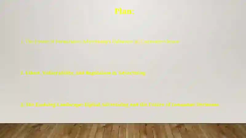 Advertising and consumer choice 2
