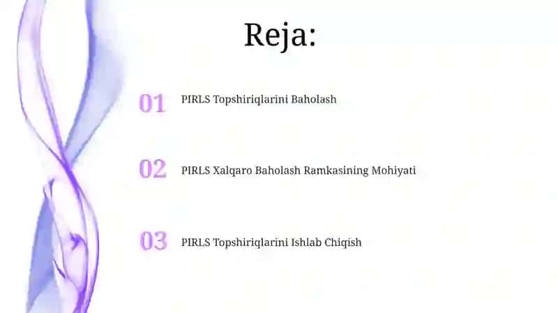 PIRLS Xalqaro Baholash Dasturi 2