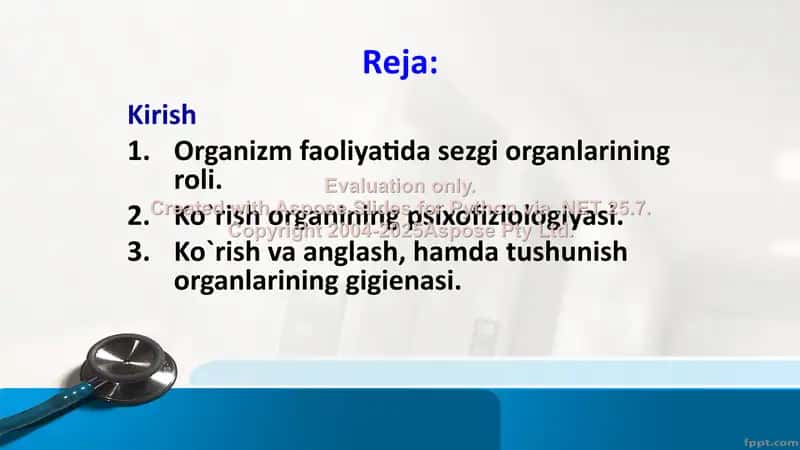 Ko’rish psixofiziologiyasi 2