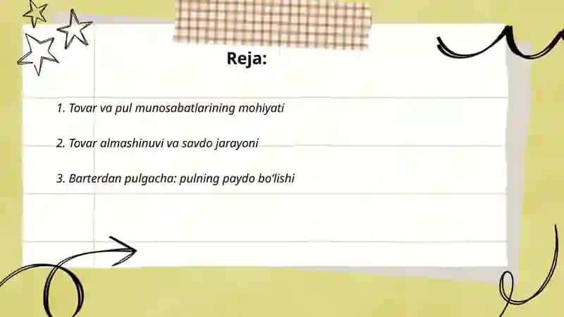 Tovar va pul munosabatlari 2