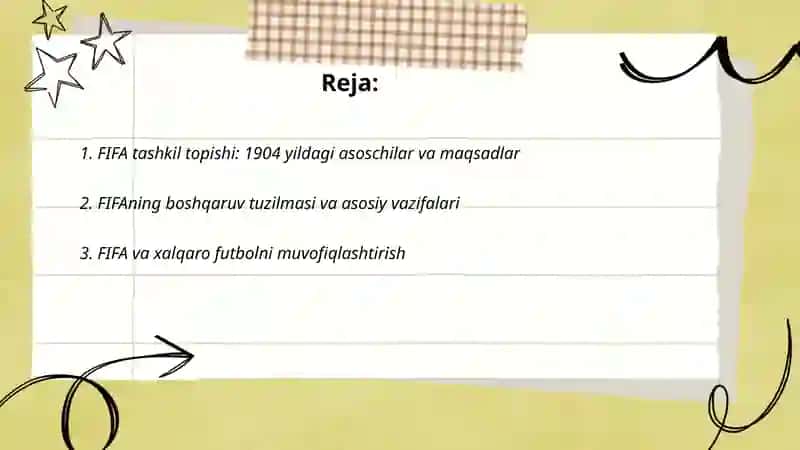 FIFA haqida va futbolning dastlabki qoidalari 2