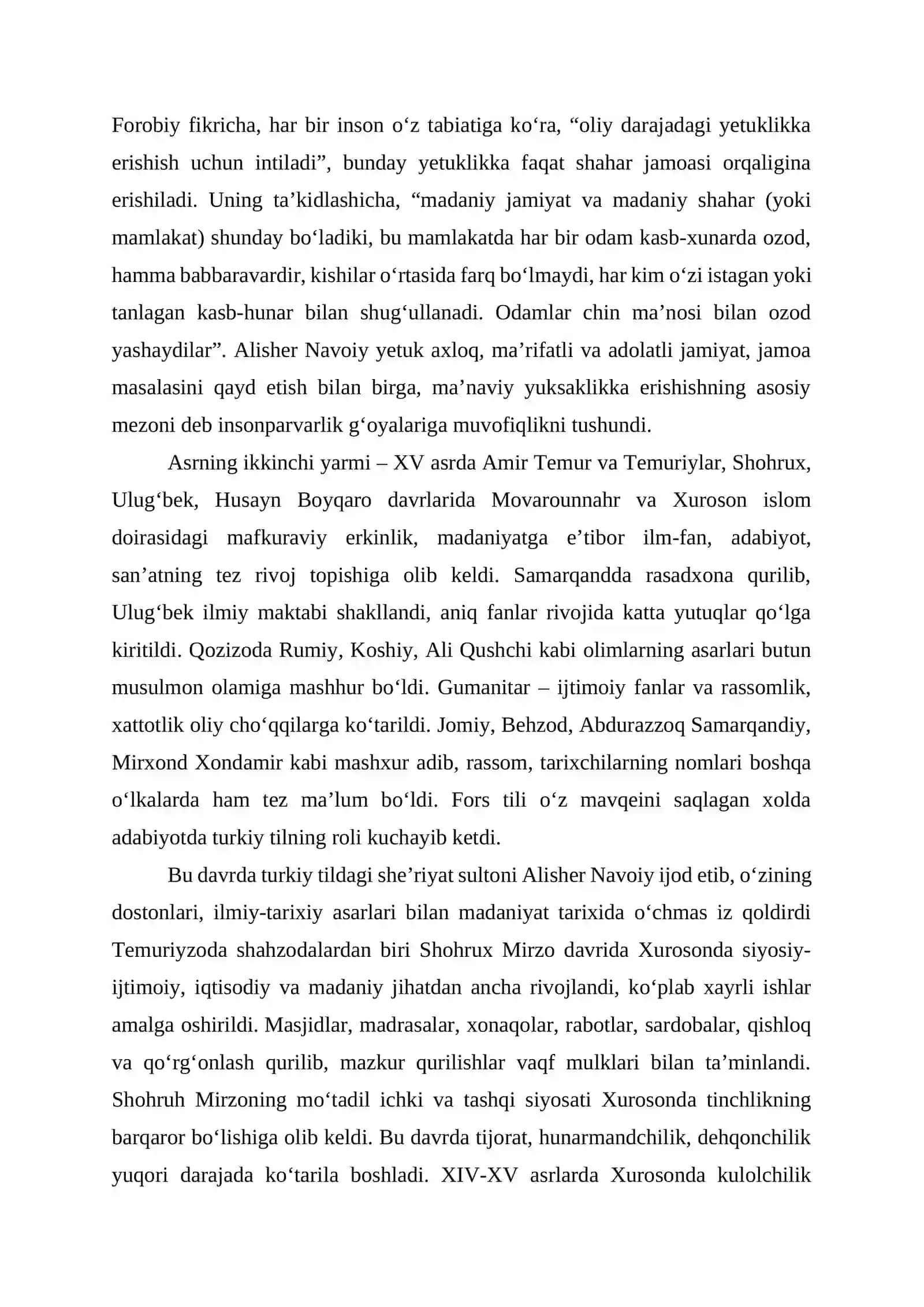 14-16 asrlarda madaniyat rivojlantirishi 2