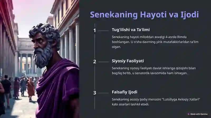 "Lutsiliyga Axloqiy Xatlari" 2