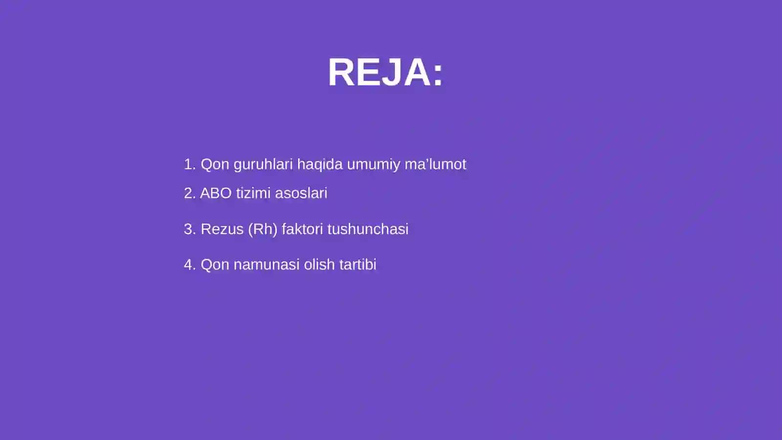 Qon guruhini aniqlash texnikasi 2