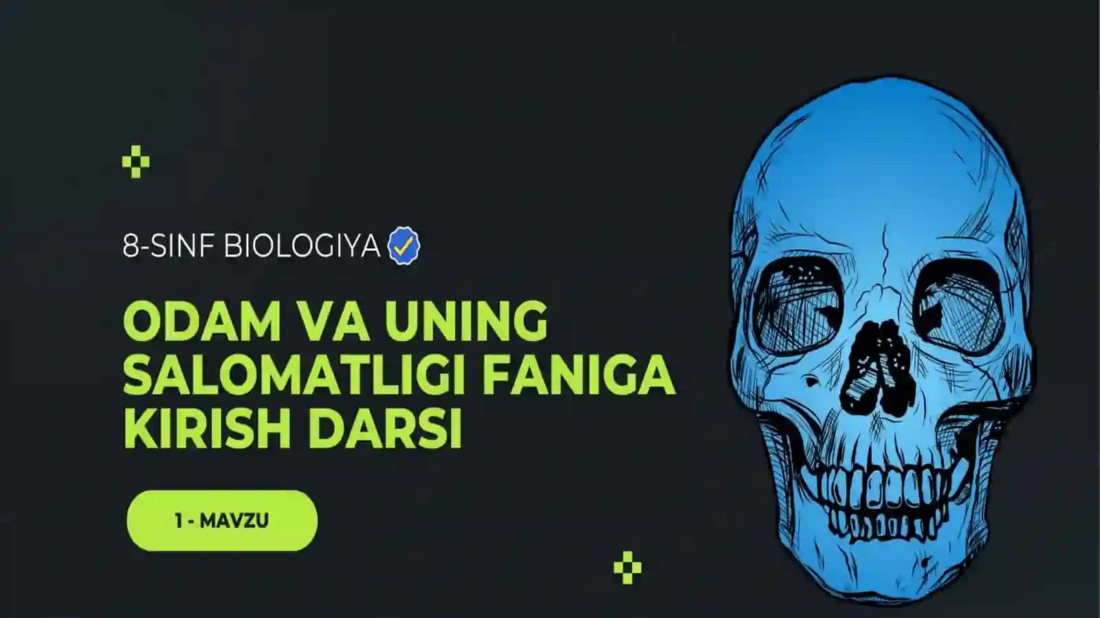 odam va uning salomatligi faniga kirish 2