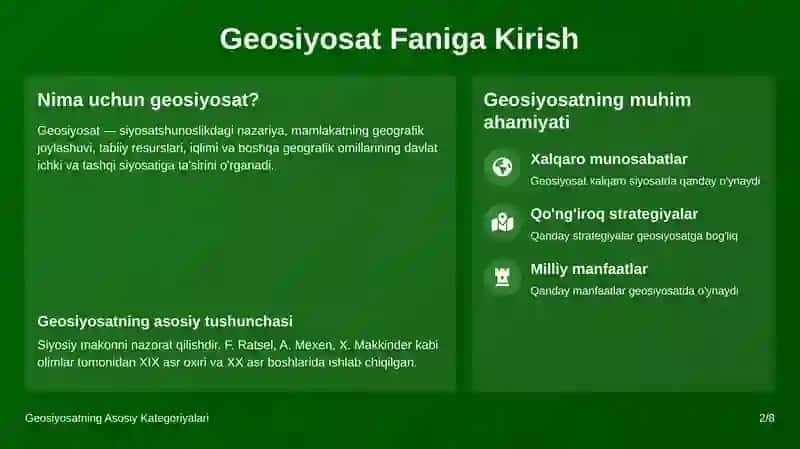 Geosiyosiy kategoriyalar 2