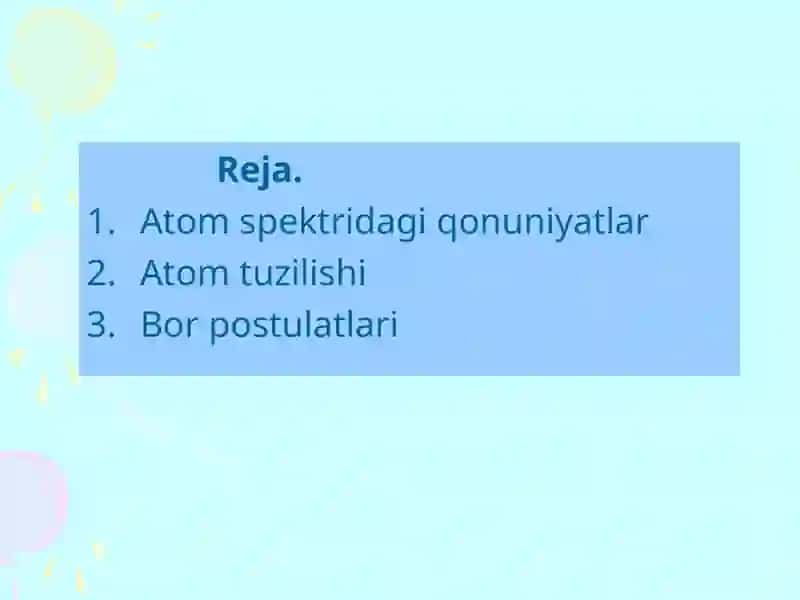 Atom Tuzilishi 2