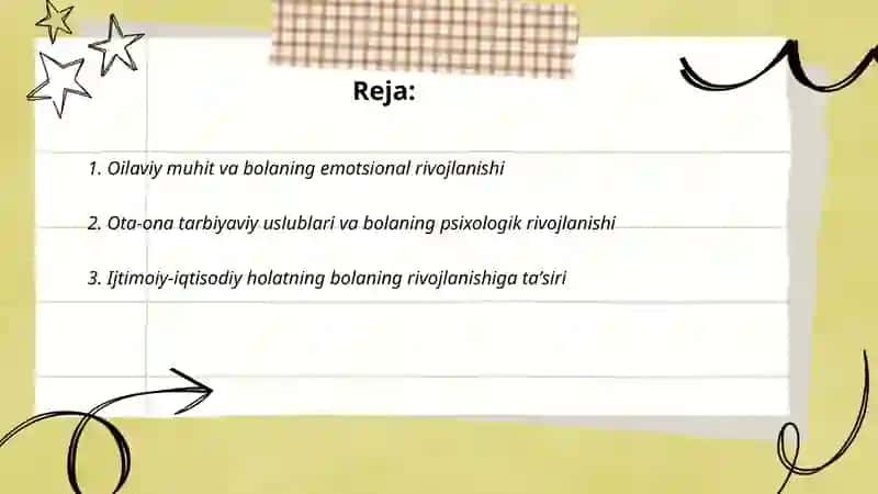 Bola rivojlanishida muhitning taʼsiri 2