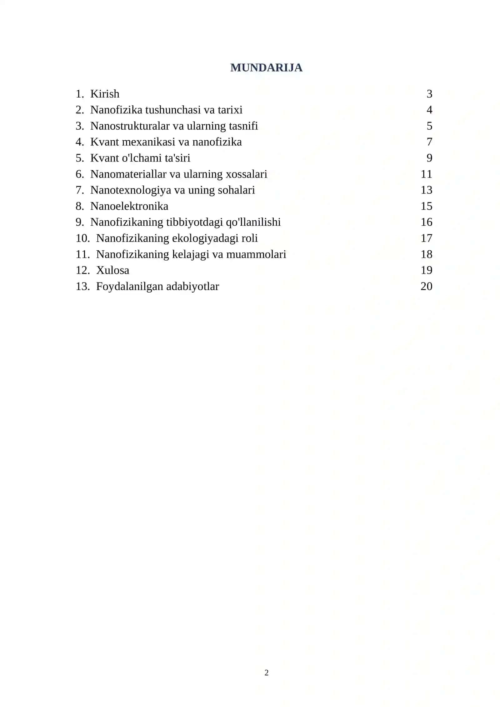 Nanofizika asoslari 2