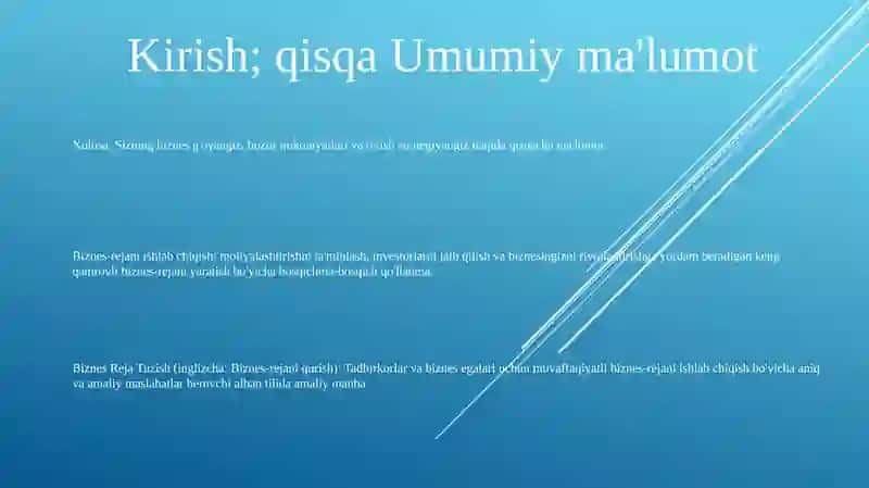 Biznes Reja Tuzish 2