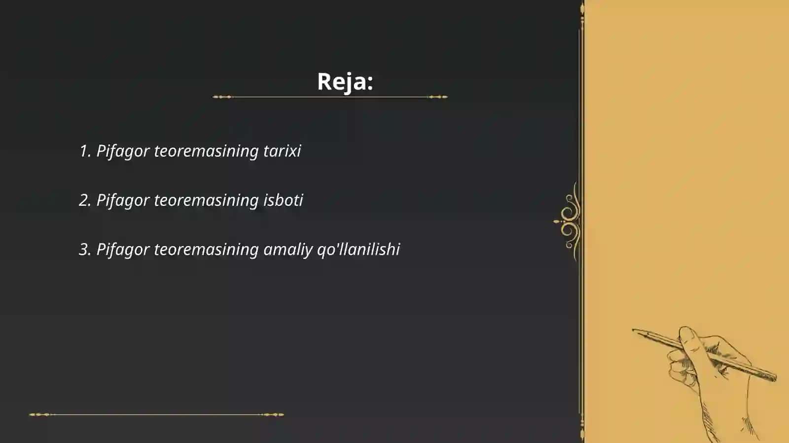 Pifagor teoremmasi 2