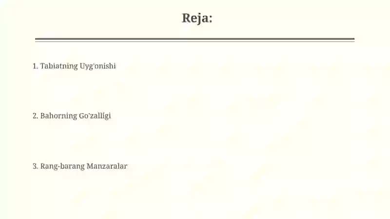 Goʻzal bahor 2