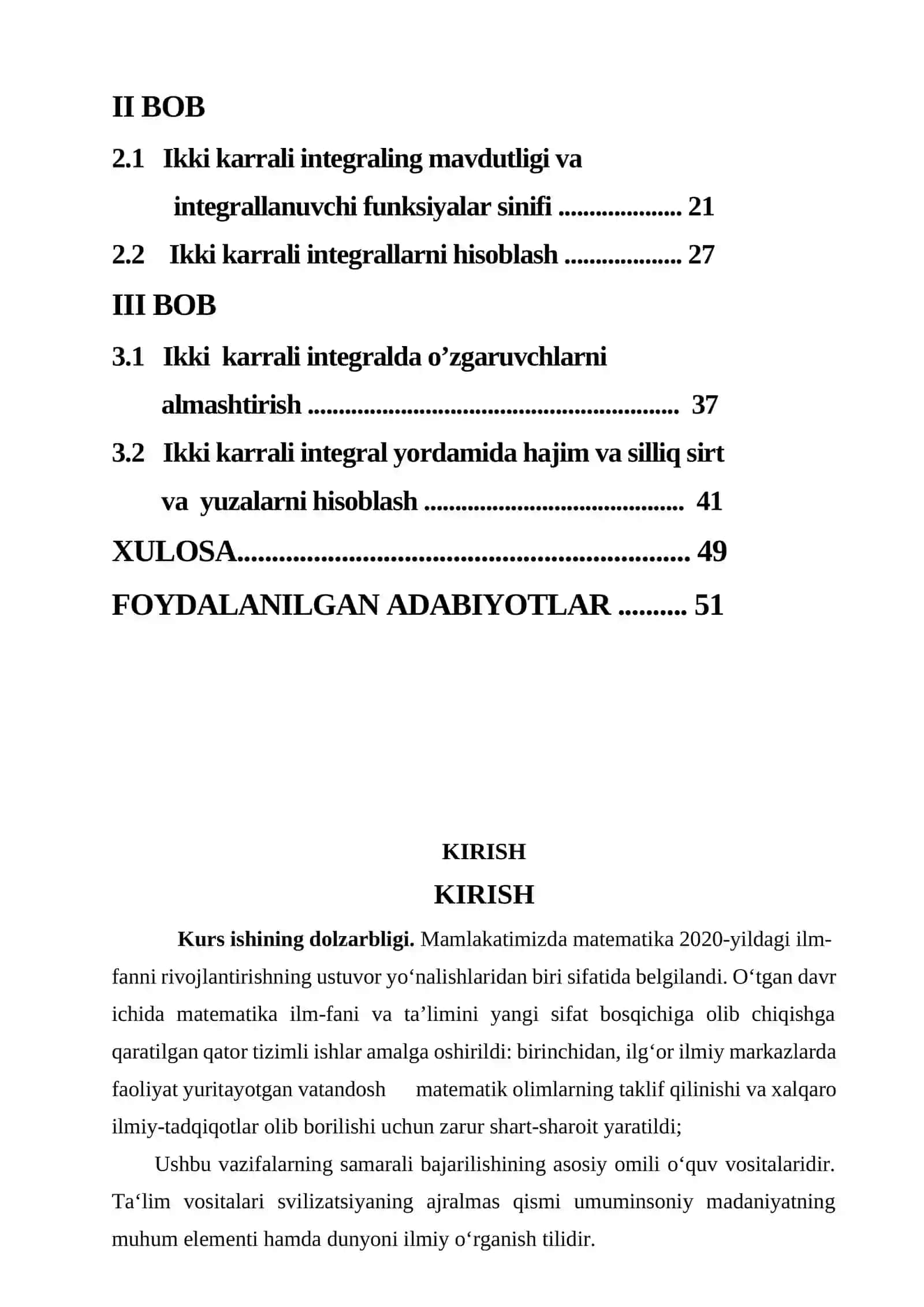 Ikki karrali integrallar 2