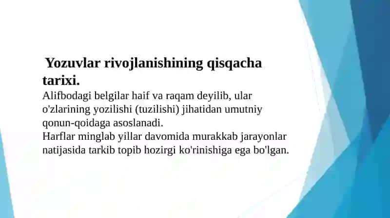 Yozuvvаuning tаrixiy bosqichlаri 2