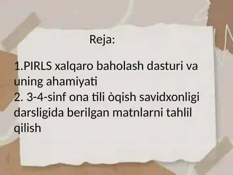 PIRLS Stop-shiriqlari 2