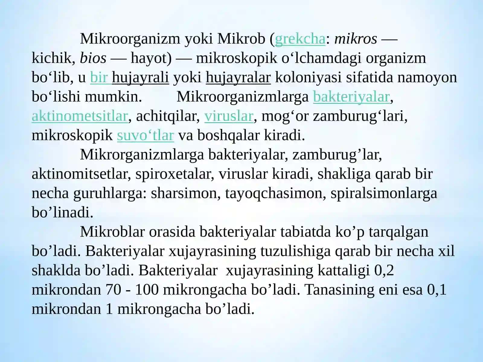 Mikroorganizmlarning kulturasini tanlash va saqlash 2