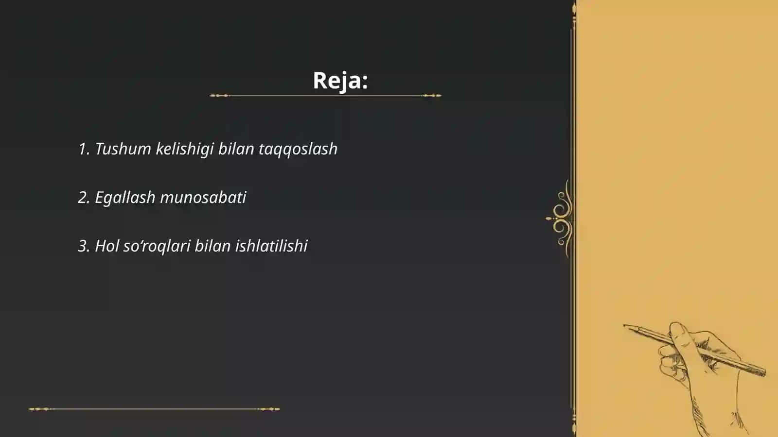 Tushum kelishigi 2