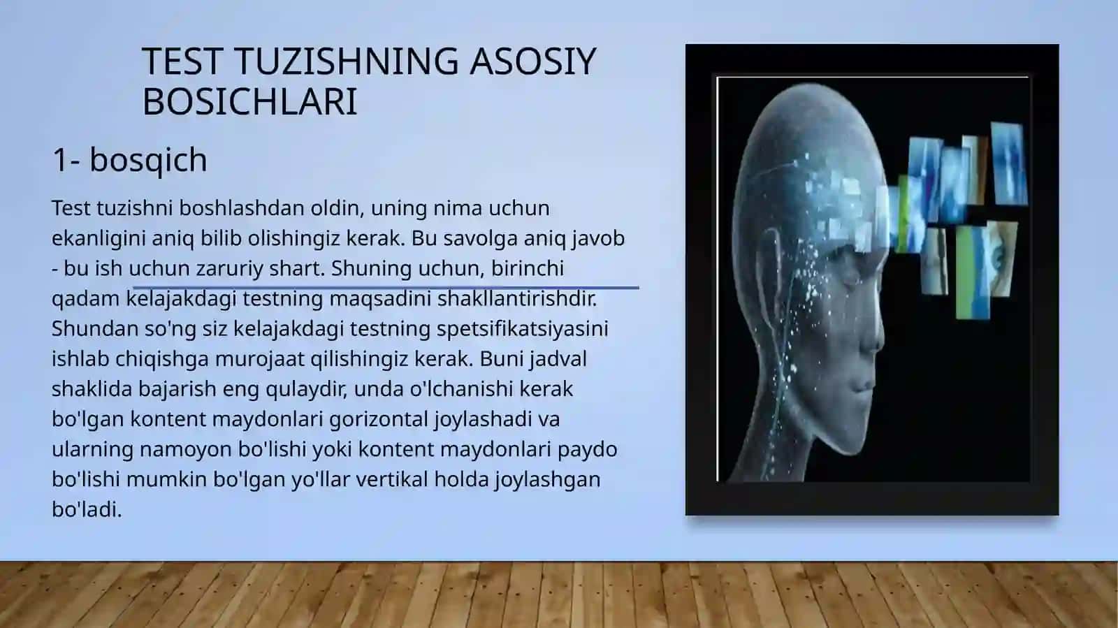 9-amaliymashg’ulottesttuzishningasosiybosqichlari 2