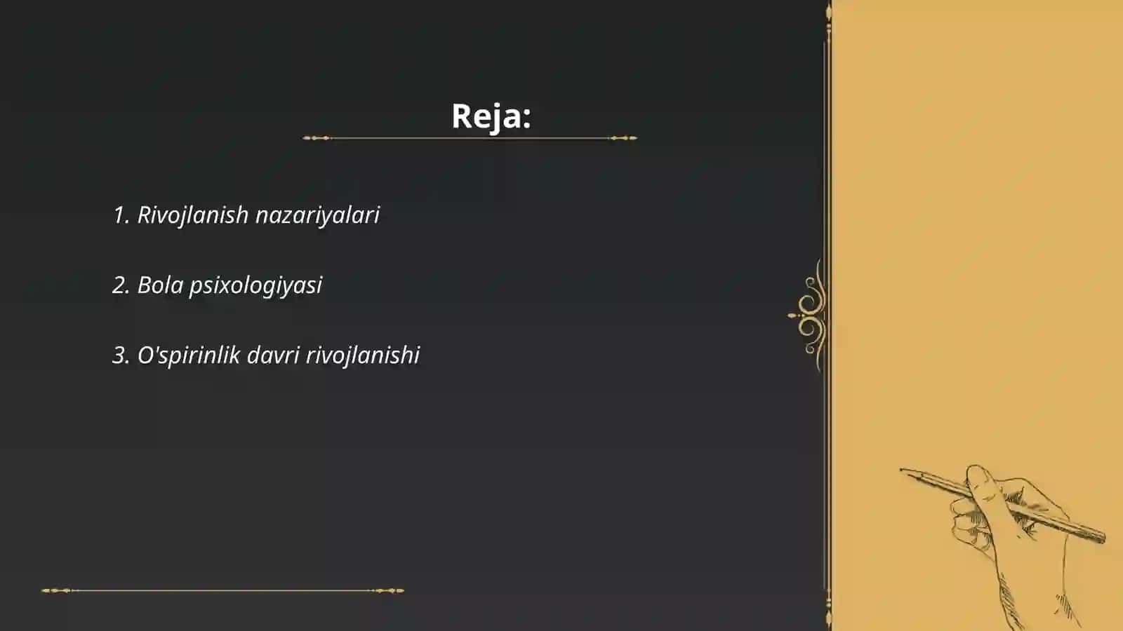 Rivojlanish psixologiyasi 2