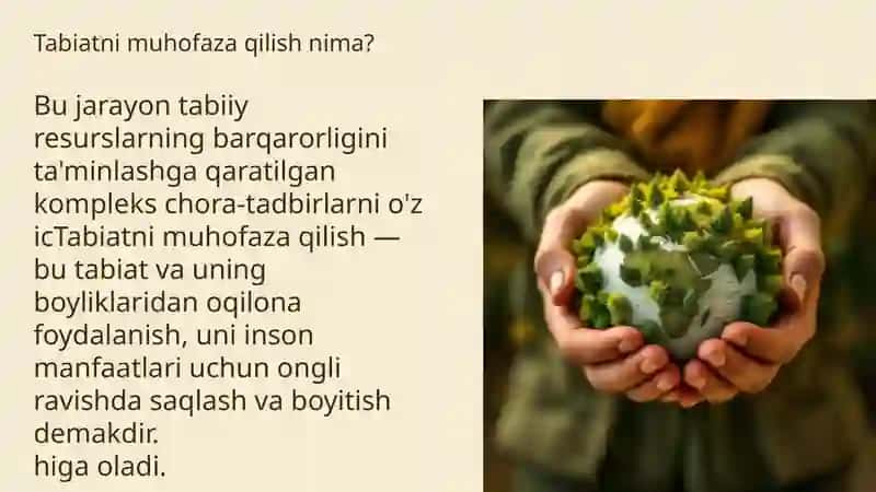 Tabiatni muhofaza qilishning geografik asoslari 2