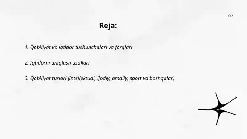 Qobiliyat va iqtidor 2