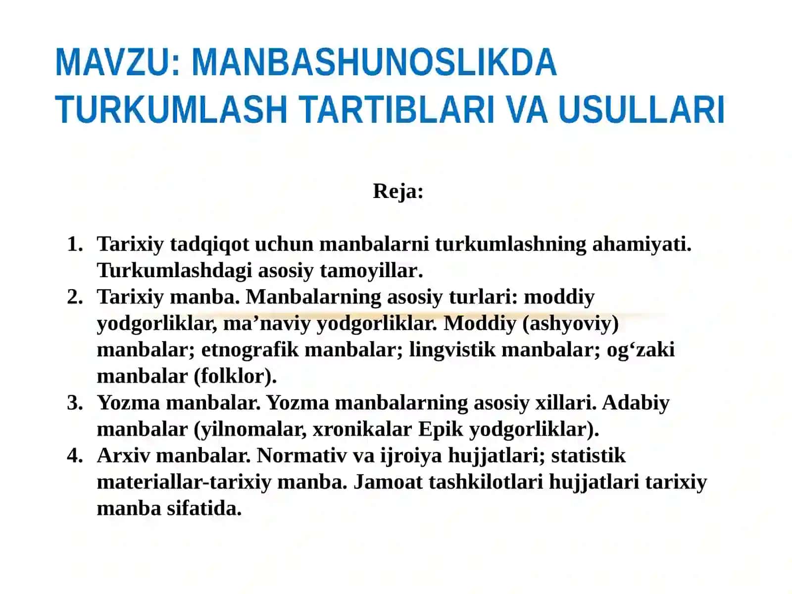 Manbashunoslikdaturkumlashtartiblarivausullari 2
