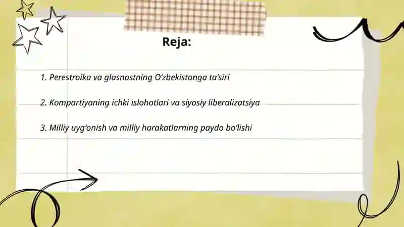 Oʻzbekistondagi Ijtimoiy Siyosiy Jarayon 2