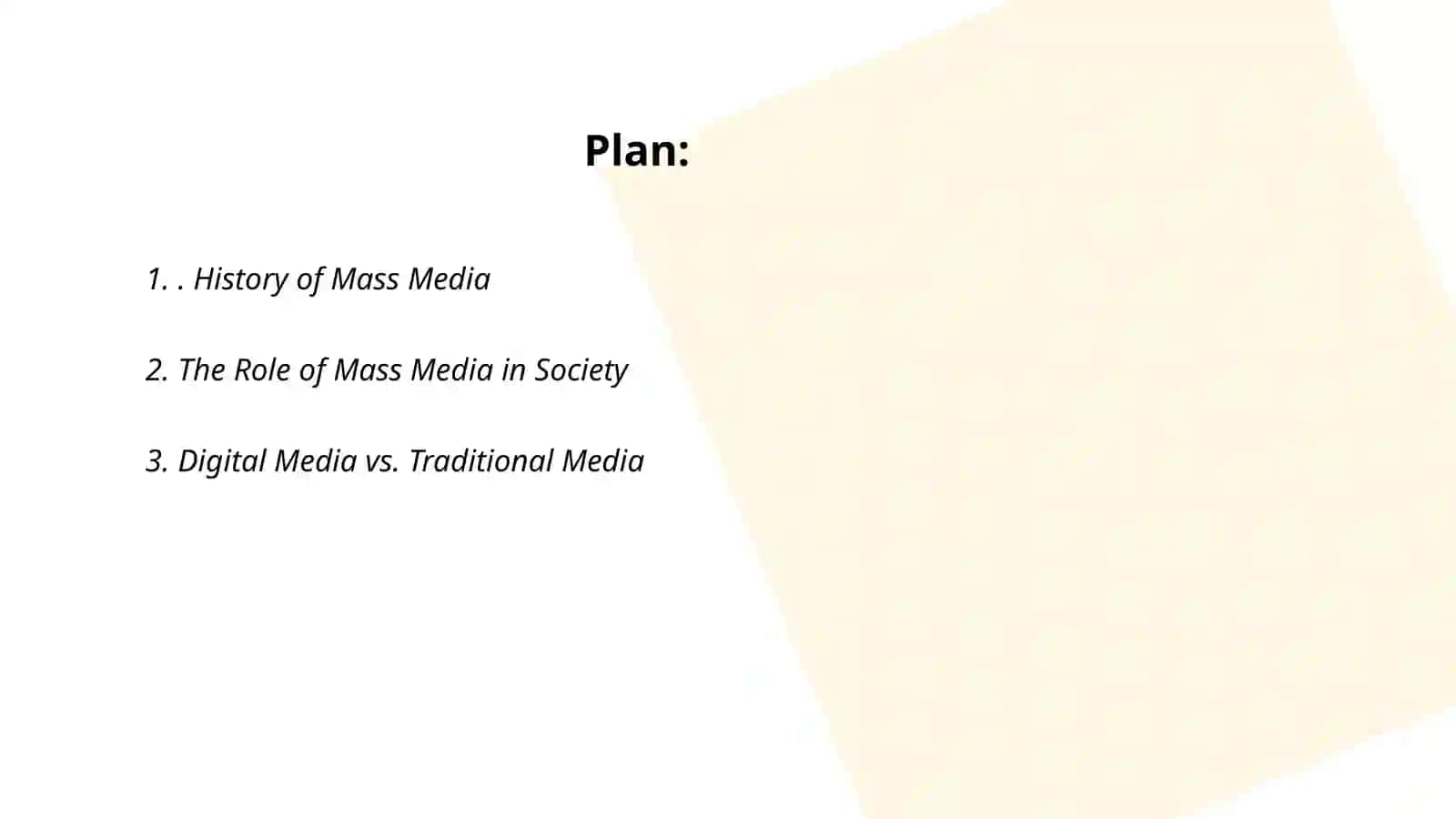 History of Mass Media 2