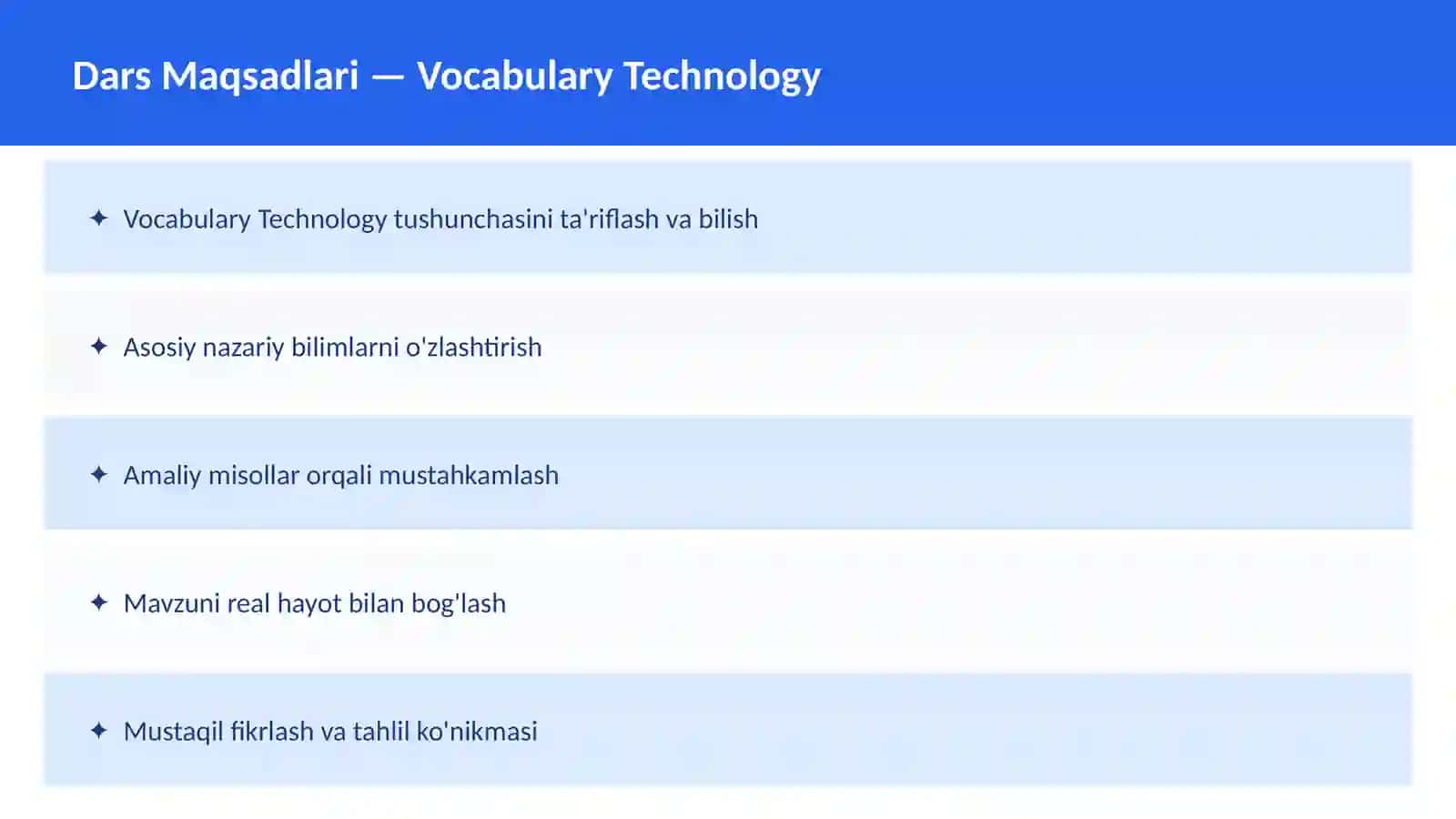 Vocabulary Education 2