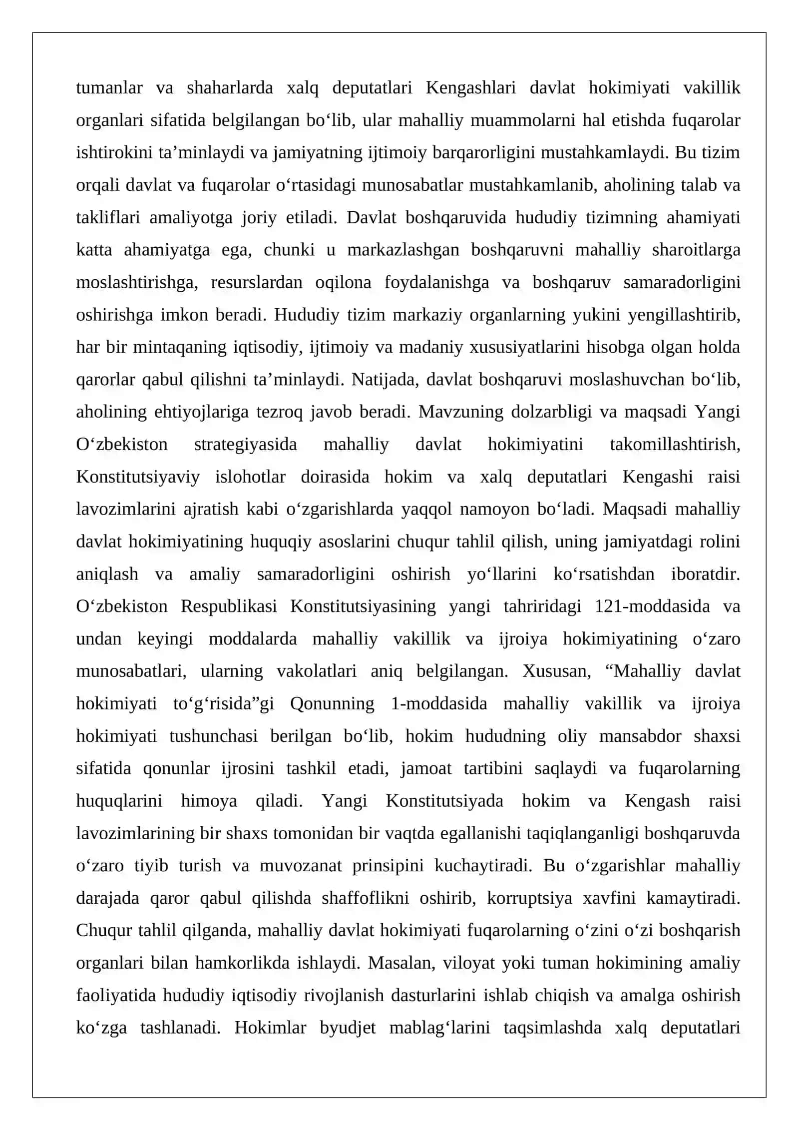 Mahalliy davlat hokimiyati asoslari 2